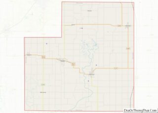 Map of Stark County, Illinois