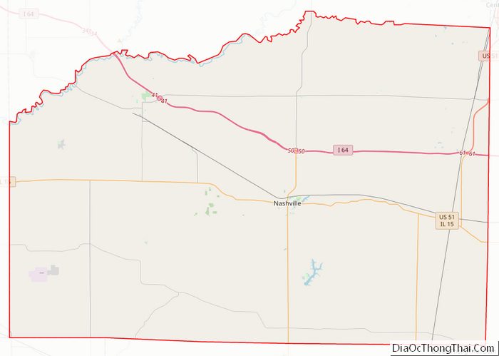 Map of Washington County