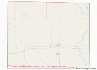 Map of Wayne County, Illinois