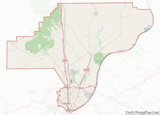 Map of Clark County, Indiana