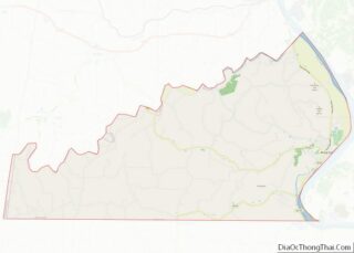 Map of Ohio County, Indiana