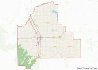 Map of Scott County, Indiana