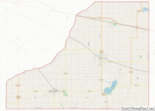 Map of Starke County, Indiana