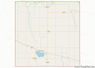 Map of Buena Vista County, Iowa