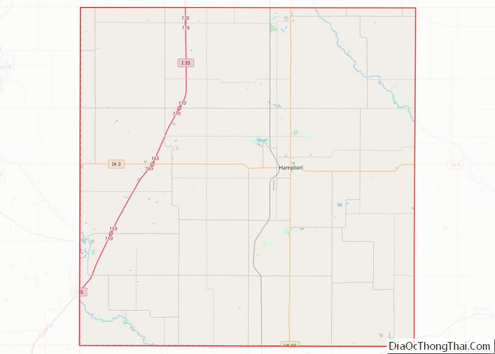 Map of Franklin County