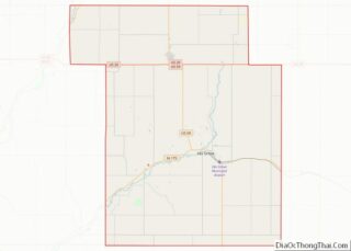 Map of Ida County, Iowa