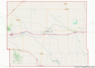 Map of Jasper County, Iowa