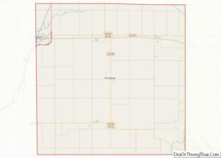 Map of O’Brien County, Iowa