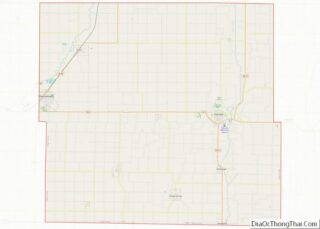Map of Page County, Iowa