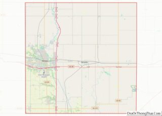 Map of Story County, Iowa