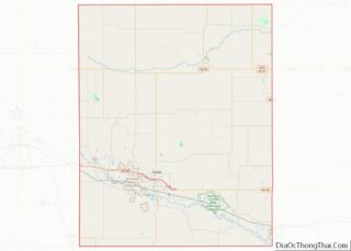 Map of Tama County, Iowa