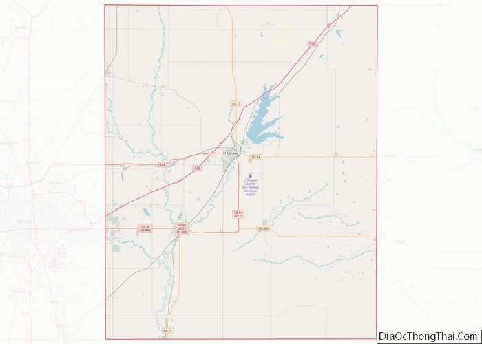 Map of Butler County