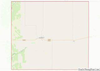 Map of Cheyenne County, Kansas