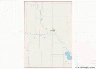 Map of Clay County, Kansas