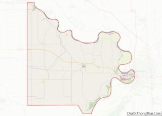 Map of Doniphan County, Kansas