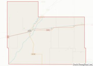 Map of Edwards County, Kansas