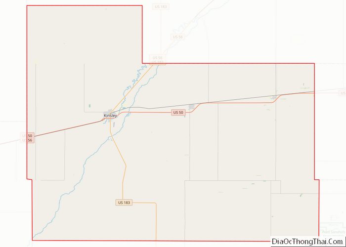 Map of Edwards County