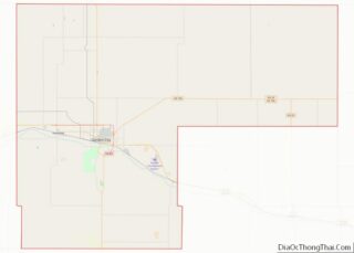 Map of Finney County, Kansas