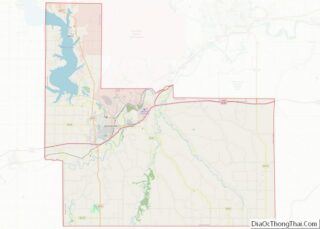 Map of Geary County, Kansas