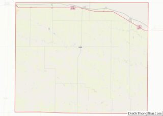 Map of Gove County, Kansas