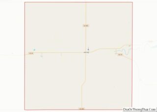 Map of Graham County, Kansas