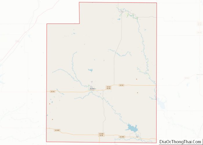 Map of Greenwood County