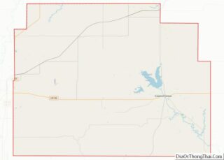 Map of Morris County, Kansas