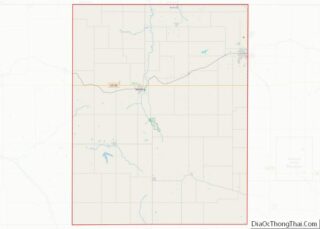 Map of Nemaha County, Kansas