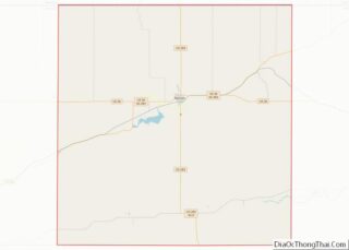 Map of Norton County, Kansas