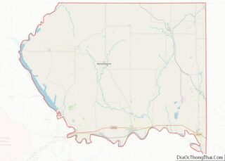 Map of Pottawatomie County, Kansas