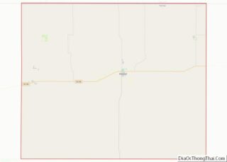 Map of Rawlins County, Kansas