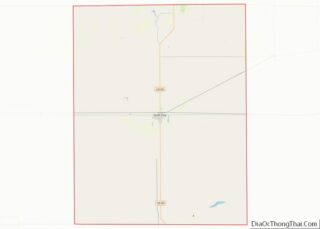 Map of Scott County, Kansas