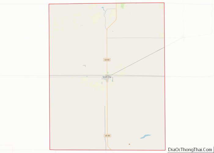 Map of Scott County