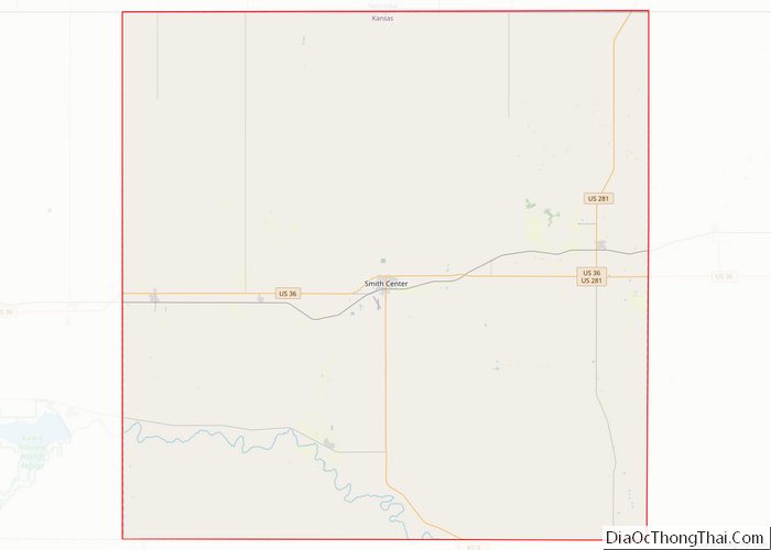 Map of Smith County