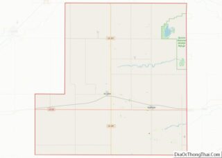 Map of Stafford County, Kansas