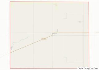 Map of Stanton County, Kansas