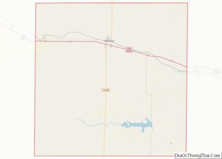 Map of Trego County, Kansas