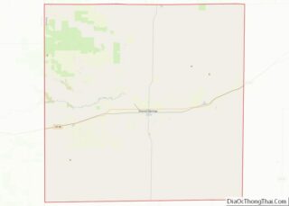 Map of Wallace County, Kansas