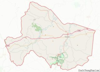 Map of Carter County, Kentucky