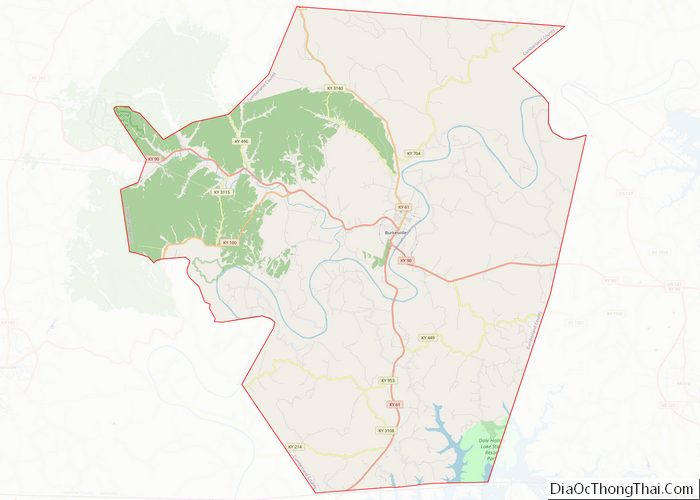 Map of Cumberland County