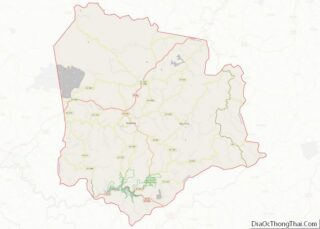 Map of Knott County, Kentucky