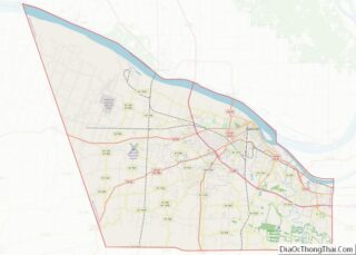 Map of McCracken County, Kentucky