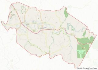 Map of Powell County, Kentucky