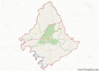 Map of Rowan County, Kentucky