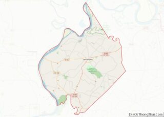 Map of Union County, Kentucky