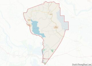 Map of Assumption Parish, Louisiana