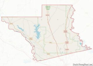 Map of Grant Parish, Louisiana