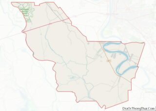 Map of Iberville Parish, Louisiana