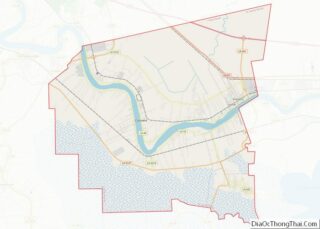 Map of St. James Parish, Louisiana