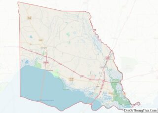 Map of St. Tammany Parish, Louisiana